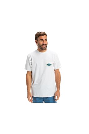 تیشرت سفید مردانه رگولار Quiksilver - کد 929609208