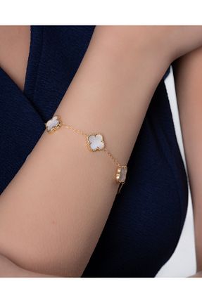 دستبند طلا طلائی زنانه 14 عیار YCL JEWELLERY - کد 929679435