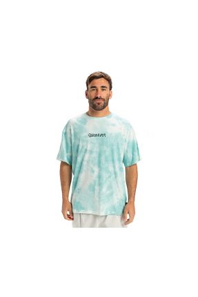 تیشرت فیروزه ای مردانه رگولار Quiksilver - کد 929616651