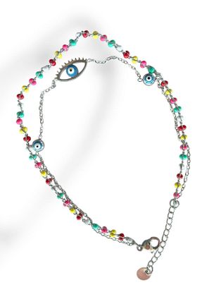 خلخال جواهر طوسی زنانه استیل (فولاد) Takıştır - کد 929616140