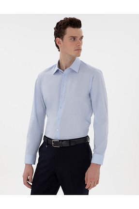پیراهن آبی مردانه اسلیم فیت Pierre Cardin - کد 929644168