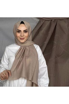 شال بژ زنانه پنبه پلی استر Rosleyscarf - کد 929636051
