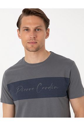 ست لباس راحتی طوسی مردانه ساده Pierre Cardin - کد 929631473