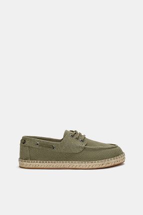 کفش کژوال خاکی مردانه چرم لاکی Pull & Bear - کد 929656384