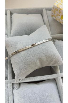 دستبند استیل (فولاد) طوسی زنانه استیل (فولاد) Sepetten Eve - کد 929645869