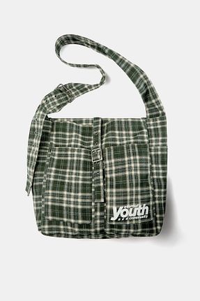 کیف دوشی سبز زنانه پلی استر Pull & Bear - کد 929655996