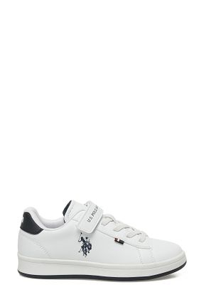 کفش اسنیکر سفید بچه گانه چرم مصنوعی U.S. Polo Assn. - کد 899800074