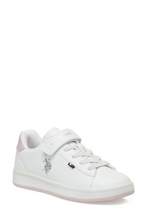 کفش اسنیکر سفید بچه گانه چرم مصنوعی U.S. Polo Assn. - کد 899800075