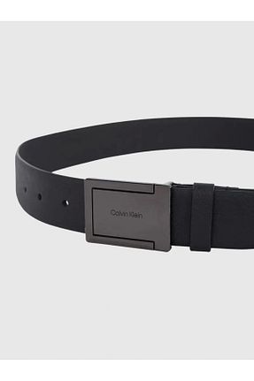 کمربند مشکی مردانه چرم مصنوعی Calvin Klein - کد 927574057