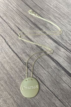گردنبند نقره طلائی زنانه 925 عیار GUS Silver - کد 929689219