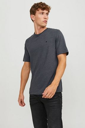 تیشرت طوسی مردانه رگولار Jack & Jones - کد 796455268