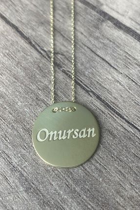 گردنبند نقره طلائی زنانه 925 عیار GUS Silver - کد 929689219