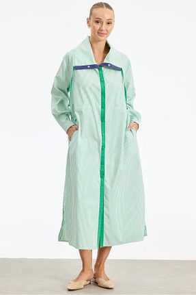 کلاه و ابایا سبز زنانه بافتنی Tığ Triko - کد 929692883