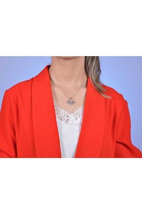 گردنبند نقره سفید زنانه 925 عیار Midyat Gümüş Dünyası - کد 7167300