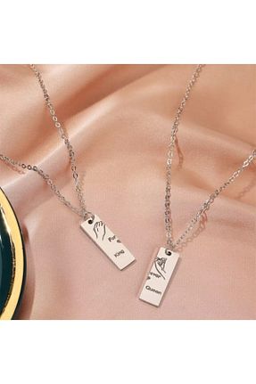 گردنبند نقره طلائی زنانه 925 عیار GUS Silver - کد 929683053