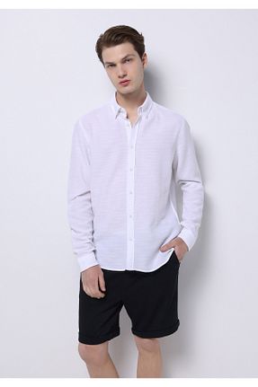 پیراهن سفید مردانه اسلیم فیت Colin’s - کد 929682690
