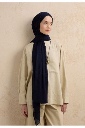 شال سرمه ای مردانه پلی استر Fresh - کد 929694148