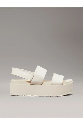 صندل بژ زنانه پاشنه پر Calvin Klein - کد 929700377