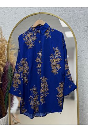 پیراهن حجاب سرمه ای اورسایز Ebrar Store - کد 929698576