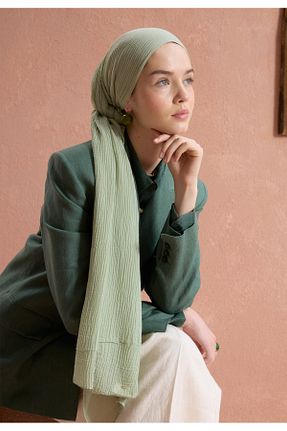 شال سبز مردانه پلی استر Fresh - کد 929694137