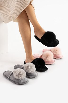 دمپائی خانگی بنفش زنانه پارچه ای MODA BULVARI - کد 903755671