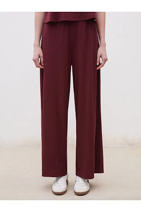 شلوار زرشکی زنانه بافتنی LC Waikiki - کد 929714927