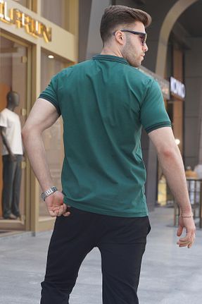 پولوشرت سبز مردانه پلی استر Madmext - کد 705327919
