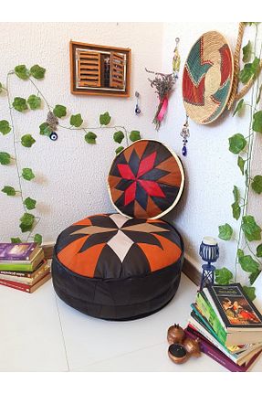 پوف و نیمکت رنگی 60 x 27 Ottoman Pouffe - کد 713106445