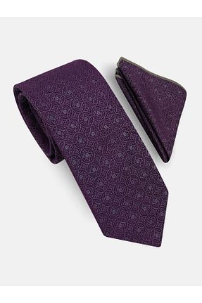 کراوات بنفش مردانه میکروفیبر Milleniva - کد 929729699