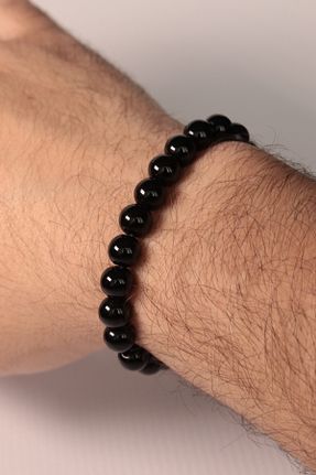 دستبند جواهر مشکی زنانه سنگ طبیعی CessNova - کد 924656079