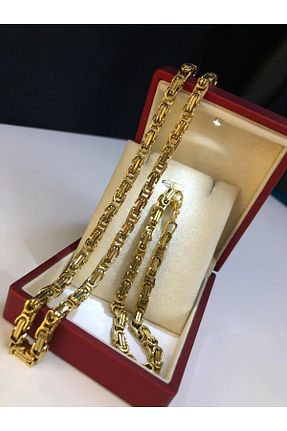 گردنبند استیل ( فولاد ) زرد مردانه استیل ضد زنگ vogutima - کد 929749294