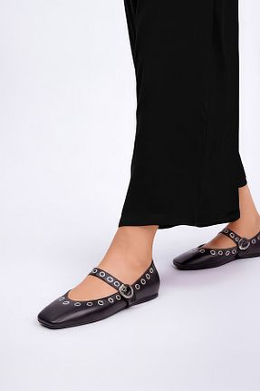 بابت مشکی زنانه چرم مصنوعی Tasarım - کد 929066855
