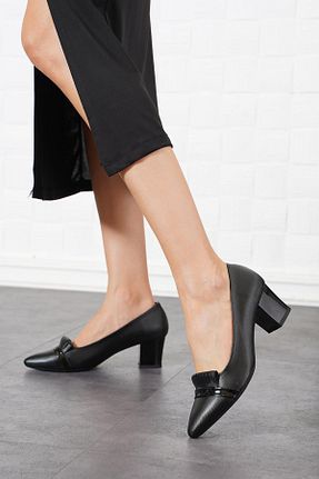 کفش پاشنه بلند کلاسیک مشکی زنانه جیر Moda Pie - کد 148203414