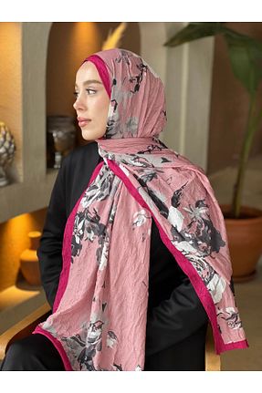 شال صورتی زنانه Modakaşmir - کد 929766960