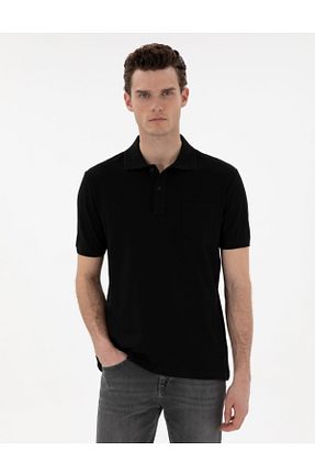 تیشرت مشکی مردانه رگولار Pierre Cardin - کد 929766644