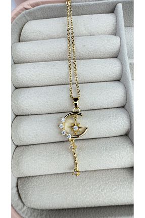 گردنبند استیل ( فولاد ) زنانه استیل (فولاد) lilith accesuary - کد 929761701
