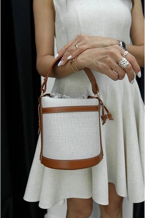 کیف دوشی قهوه ای زنانه BAGS - کد 929761627