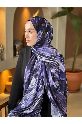 شال بنفش زنانه Modakaşmir - کد 929761348