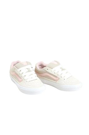کفش اسنیکر بژ زنانه بند دار Vans - کد 894030038
