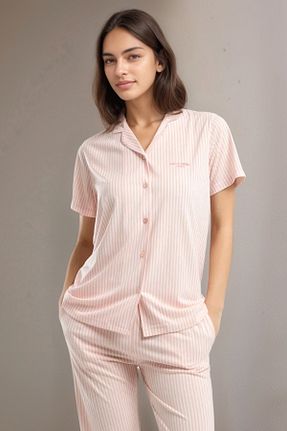 ست لباس راحتی سفید زنانه مودال - پنبه Pierre Cardin - کد 929769951