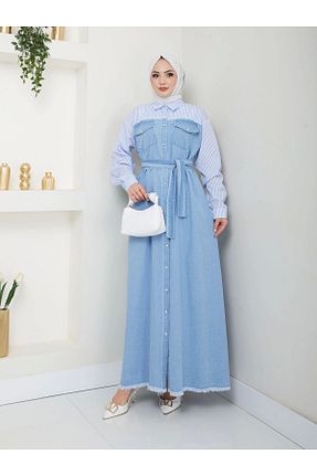 لباس آبی زنانه جین EFSUN MODA - کد 925961060