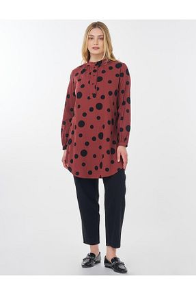تونیک حجاب نارنجی زنانه ویسکون Kayra - کد 929779445