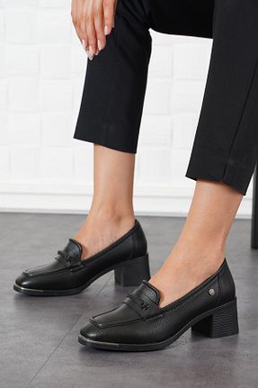 کفش پاشنه بلند کلاسیک مشکی زنانه پارچه Moda Pie - کد 854100779