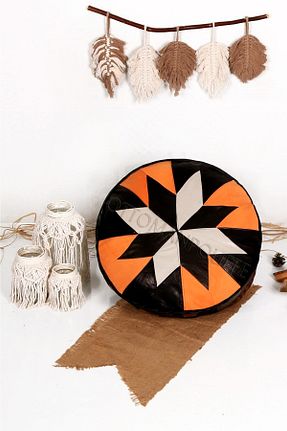 پوف و نیمکت سفید 60 x 30 Ottoman Pouffe - کد 709854802