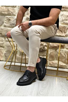 کفش کلاسیک مشکی مردانه چرم خالص ByItallanoshoes - کد 929806689
