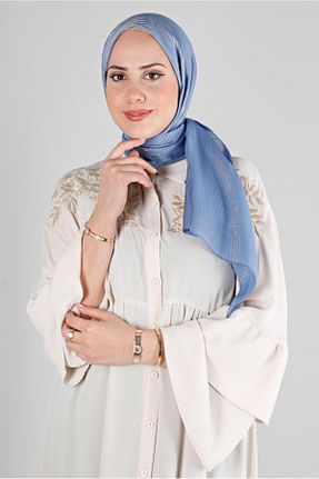 شال سرمه ای زنانه پلی استر Alvina - کد 805945743