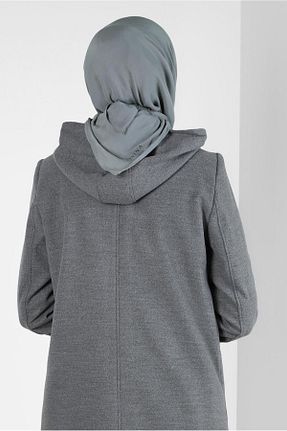 روسری طوسی پلی استر Alvina - کد 792004832