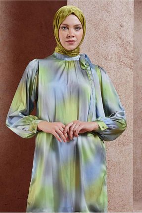 شال سبز زنانه پلی استر Alvina - کد 855461544