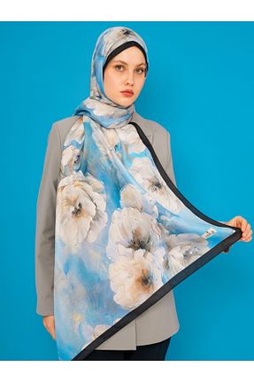 شال رنگی زنانه پنبه ای LEİLA SCARF - کد 929812542