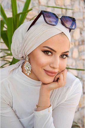 کلاه شنای حجاب نباتی زنانه Aişe Tesettür - کد 871358865